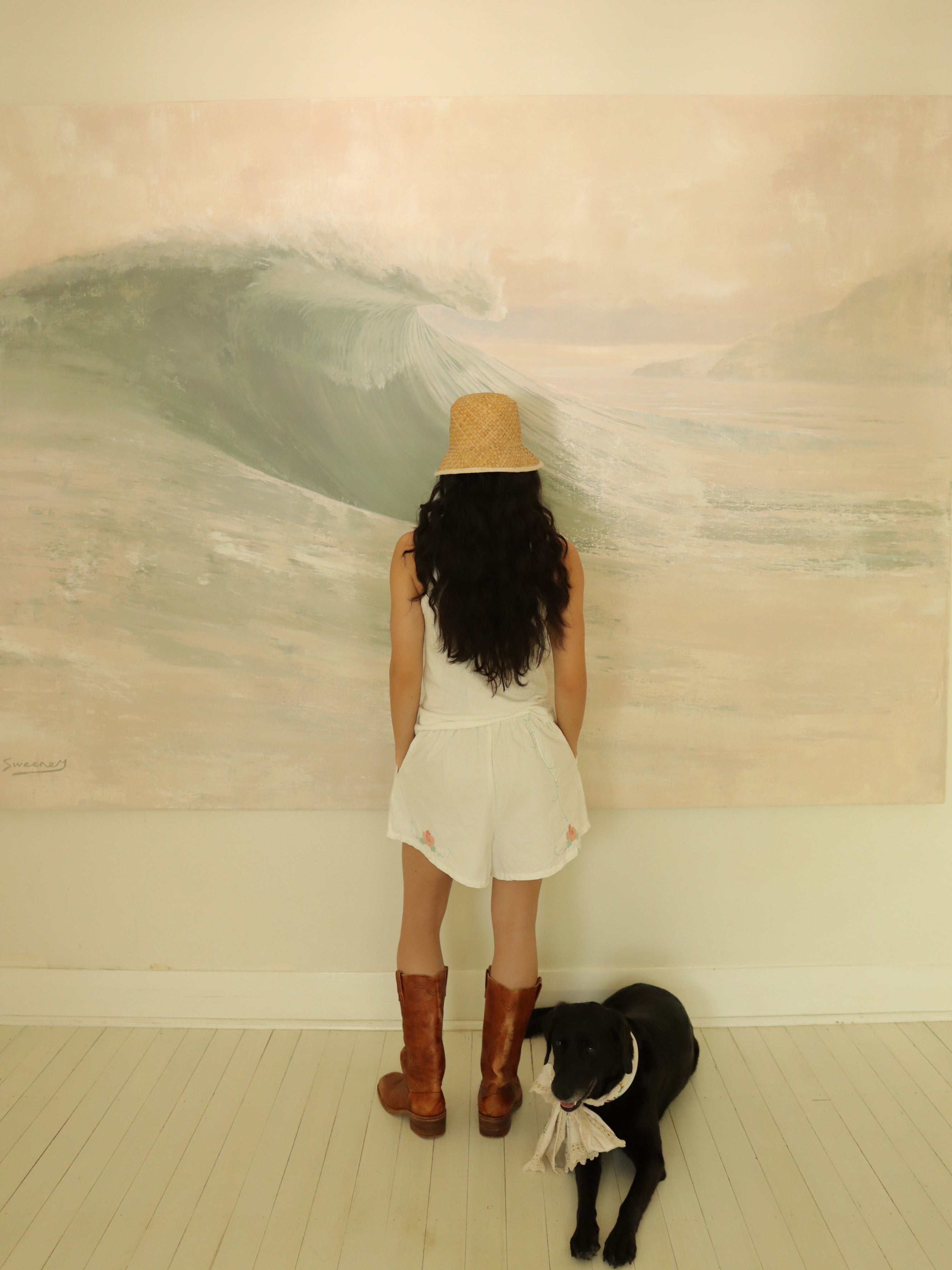 love me boxer  – peach petal