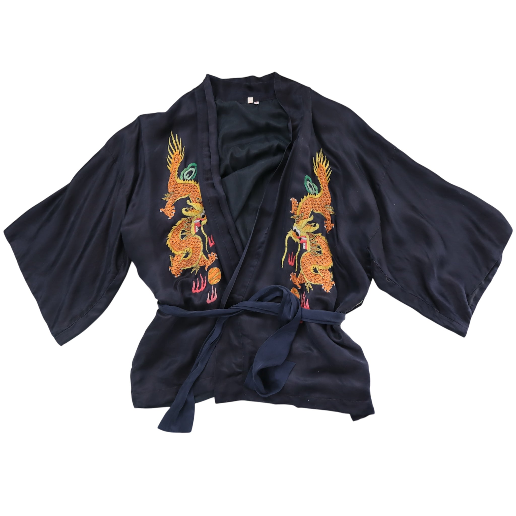 vintage kimono 〰 mushu dragon