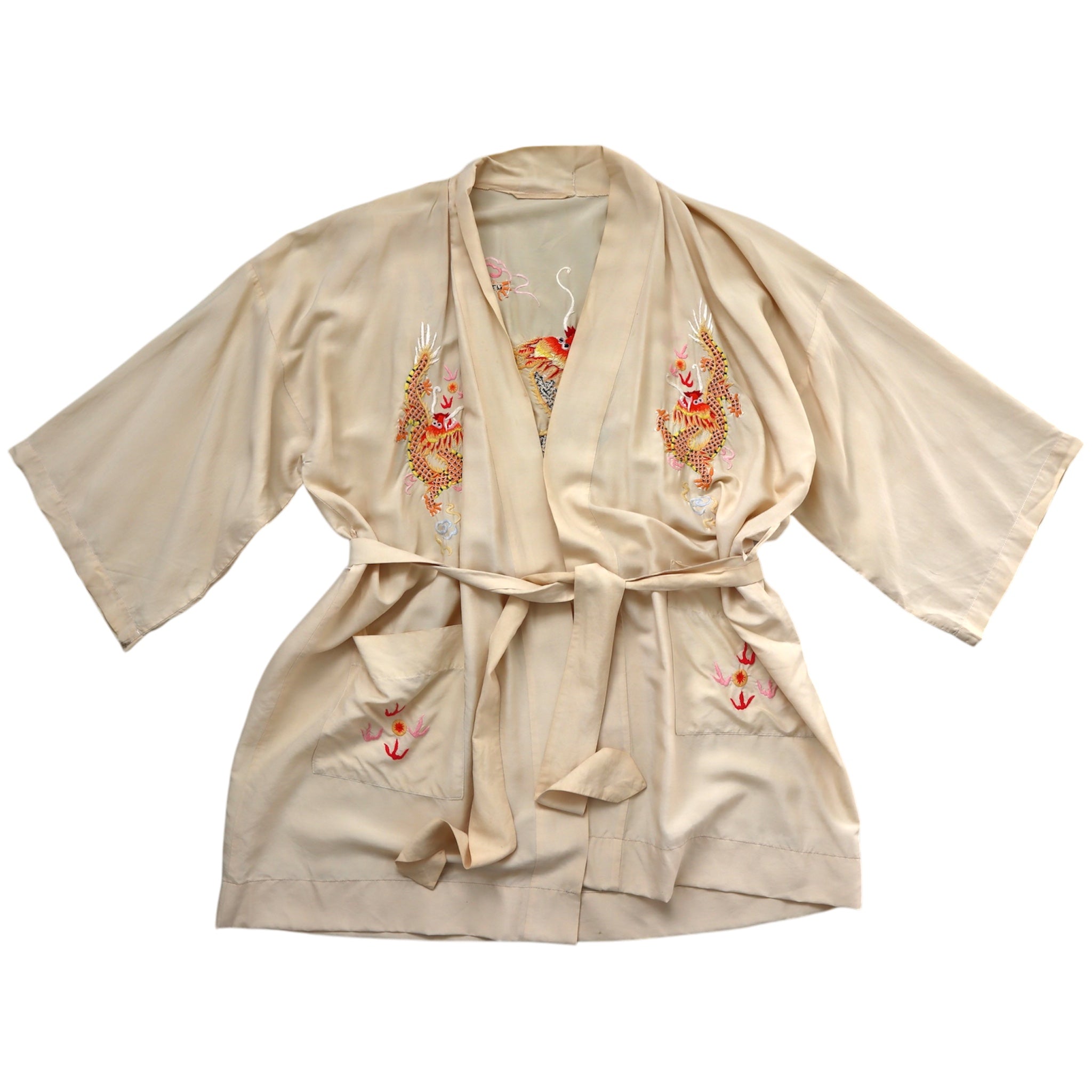 vintage kimono 〰 happy dragon