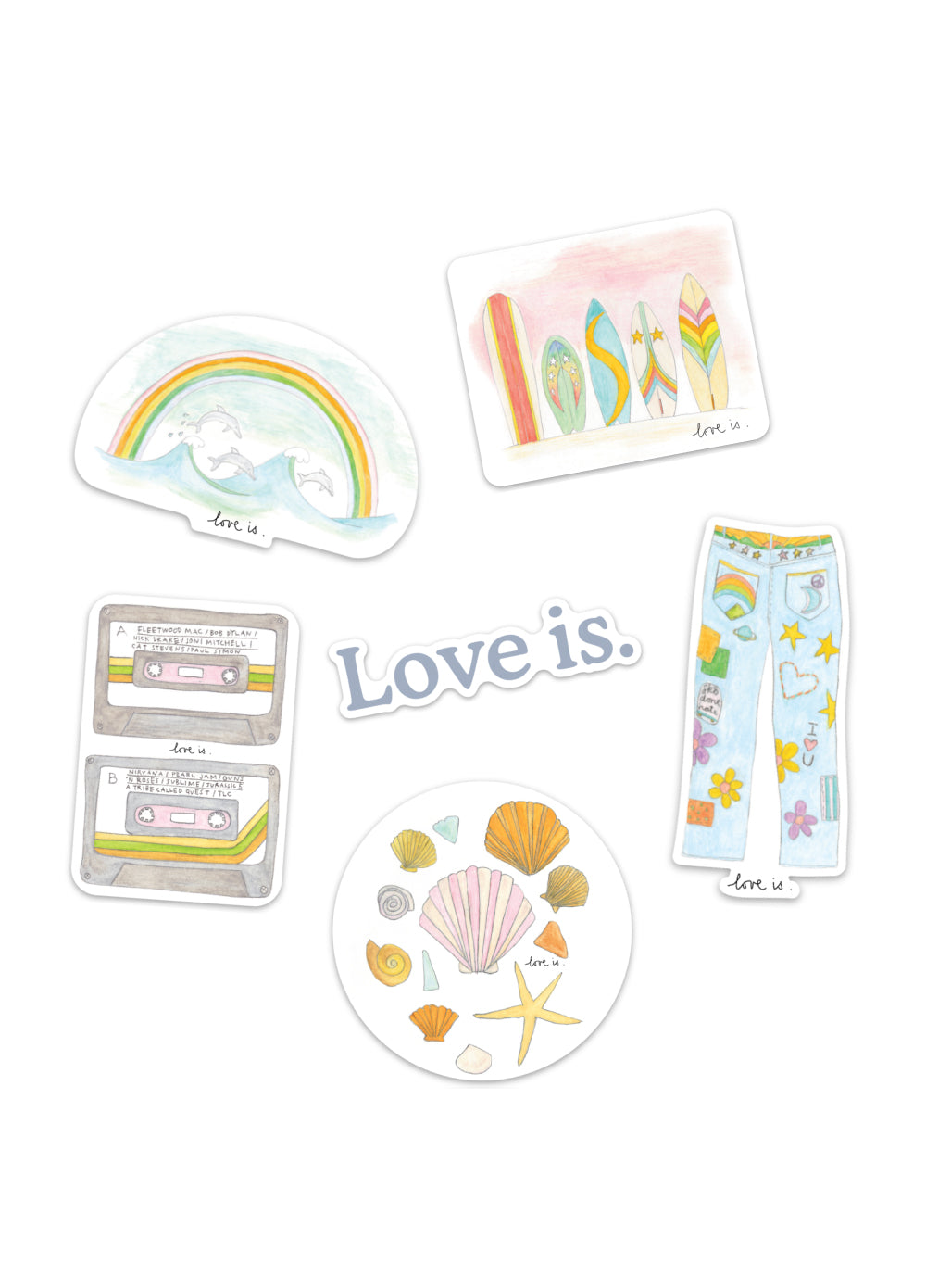 love is. ♡ sticker pack